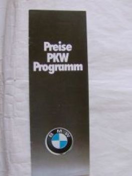 BMW 21.3.1977 1502,316-320i E21,518-528 E12,