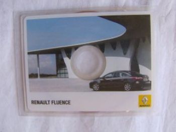 Renault Fluence Presse CD Karte 2009 Rarität