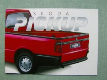 Skoda Pick Up 4/1999 Prospekt NEU,