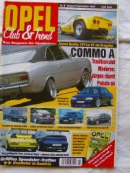 Opel Club & Trend 5/2003 GT Dragster,Manta A,Sintra,