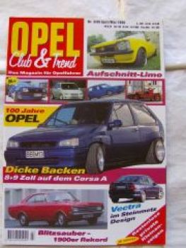 Opel Club & Trend 3/1999 Steinmetz Vectra B,Rekord C Coupè