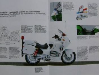 BMW R850R R1100R 1100RT Polizei Notarzt Juli 1998