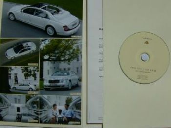 Maybach Genf 2008 Landaulet Pressemappe Rarität