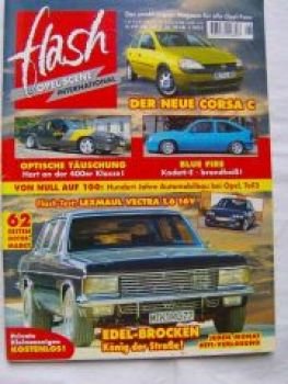 Opel Scene flash 6/1999 Corsa C, Lexmaul Vectra 1.6 16V,