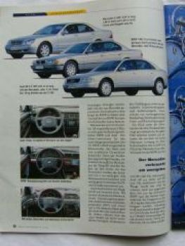 ADAC motorwelt 4/1999 Zafira,A8 4.2 vs. 740i E38 vs. S430 W220