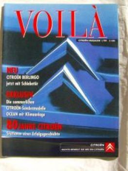 Voilà Magazin 1/1999 Berlingo,Ocean Sondermodelle,