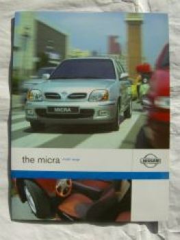 Nissan the micra model range K11 England Prospekt Brochure