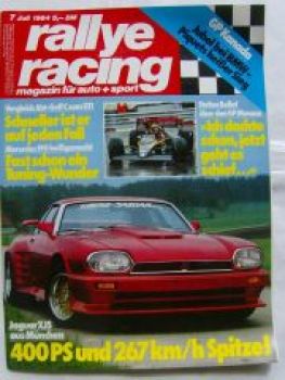 rallye racing 7/1984 Koenig Jaguar XJS,Nissan Silvia,