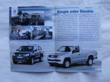 VW Amarok +Canyon Single Double Prospektheft