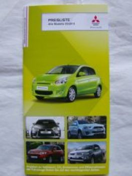 Mitsubishi Preisliste 3/2013 Lancer Outlander,Space Star,ASX