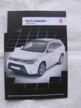 Mitsubishi Outlander Design-Paket April 2013 NEU