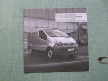 Nisssan Preisliste Primastar 4/2006 NEU