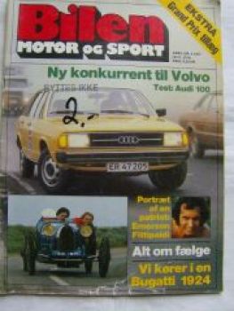 Bilen Motor og Sport Audi 100GL Typ43,Ford Versailles