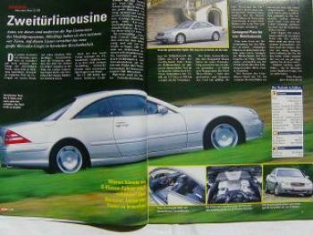 Auto Zeitung 21/1999 Mercedes CL600 BR215,Punto,Cordoba,Ibiza