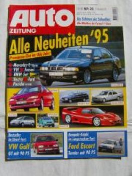 Auto Zeitung 26/1994 VW Golf GT,Ford Escort Turnier,M3 E36 Limou