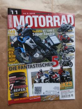 Motorrad 11/2010 Yamaha XT1200Z Super Ténéré,Bimota Oronero,Aprilia SL750 Shiver,Aprilia SMV 750 Dorsoduro Factory,