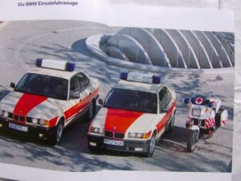 BMW 3er Reihe E36 5er Reihe E34 Einsatzfahrzeuge Notarzt 8/1993