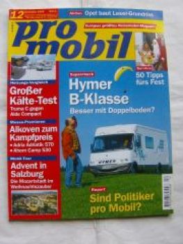 pro mobil 12/2000 Hymer B-Klasse, Trama C vs. Alde Compact,