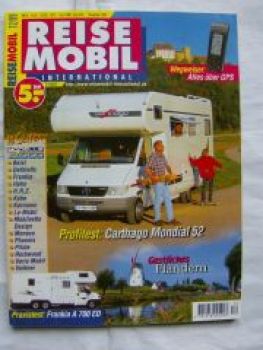Reise Mobil 12/1999 Carthago Mondial 52,Frankia A 700ED,VW T4