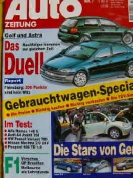 Auto Zeitung 7/1996 Alfa Romeo 146 ti,A4 Avant TDI, Passat Varia