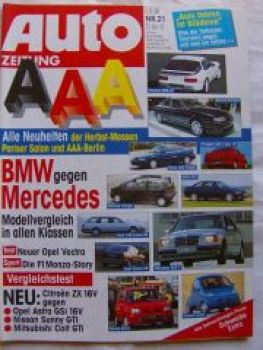 Auto Zeitung 21/1992 Citroen ZX 16V vs. Astra GSI 16V vs. Sunny