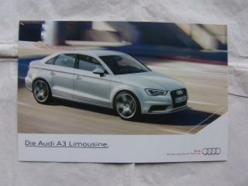 Audi A3 Limousine +S3 Limousine März 2013 NEU