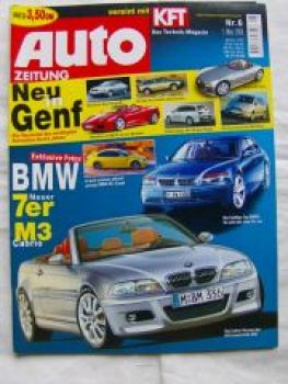 Auto Zeitung 6/2000 Renault Scènic RX 4,A-Klasse vs. Yaris Verso