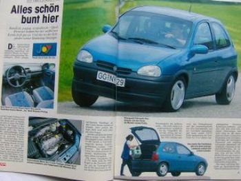 Auto Zeitung 13/1993 Mitsubishi L200, Opel Corsa B Joy 1.4Si,