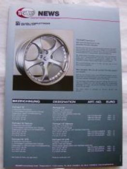 TechArt News Felgen Formula II Prospektblatt 11/2006