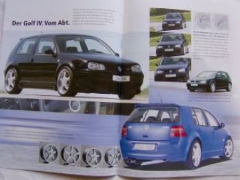 Abt VW Golf IV Juli 2002 Prospekt