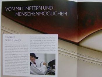 Lexus Qualität die begeistert Markenprospekt Juli 2012