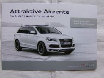 Audi Q7 Ausstattungspakete April 2013 NEU