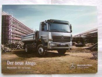 Mercedes Benz Neue Atego Bauverkehr 7,5-16 Tonnen Dezember 2012