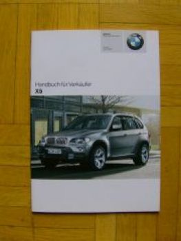 BMW Handbuch für Verkäufer X5 E70 3/2007 intern +Individual