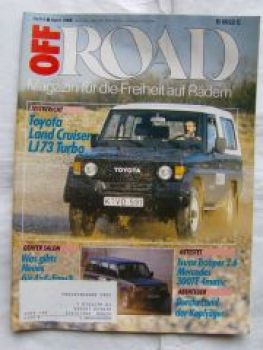 Off Road 4/1988 Toyota Land Cruiser LJ73 Turbo,Isuzu Trooper 2.6