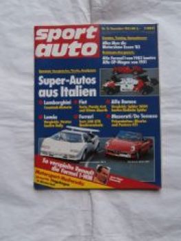 sport auto 12/1983 Fiat Panda 4x4,Fiat Ritmo Abarth,Spider 2000