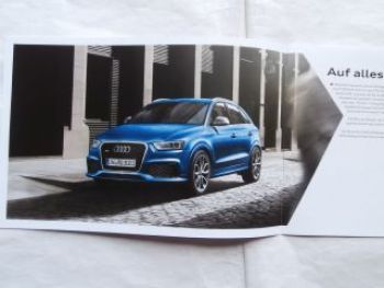 Audi RS Q3 Prospekt März 2013 NEU Rarität