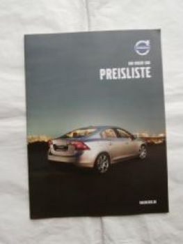 Volvo S60 1.November 2012 Preisliste NEU