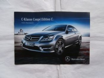 Mercedes Benz C-Klasse Coupè Edition C April 2013 NEU