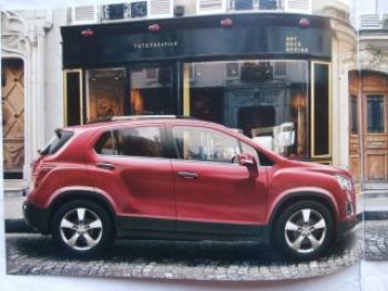 Chevrolet TRAX Prospekt April 2013 NEU +Preisliste