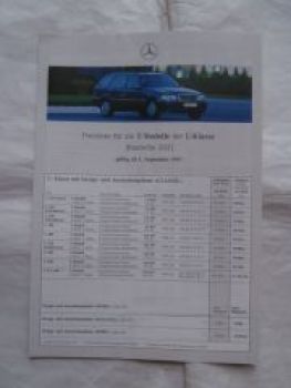 Mercedes Benz C-Klasse T-Modelle W202 1.September 1997