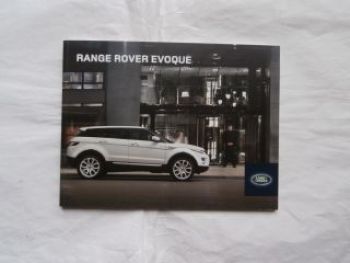 Land Rover Range Rover Evoque +Coupé 2012 +Preisliste