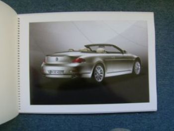 BMW Fotomappe Argumenter für Verkäufer 6er Cabriolet E64