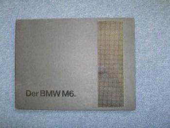 BMW Fotomappe M6 Coupe E63 intern Vorstellung