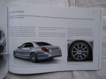 Mercedes Benz S-Klasse W222 +S63 AMG +Designo Juli 2013