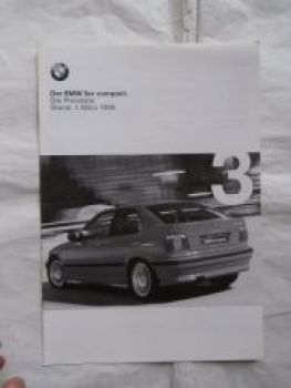 BMW 316i,323ti,318tds,316g compact E36/5 1.März 1999