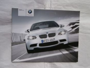 BMW M3 Coupé E92 September 2007 Flyer NEU