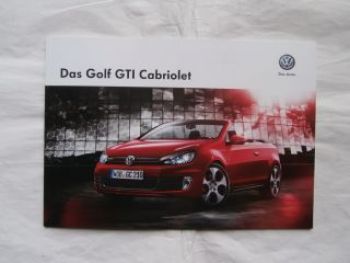 VW Golf VI GTI Cabriolet Oktober 2012 Rarität