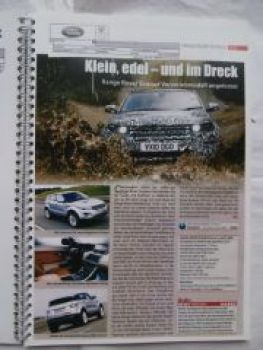 Range Rover Evoque Presseberichte +Autosendungs Termine