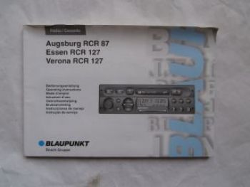 Blaupunkt Augsburg RCR 87,Essen RCR 127,Verona RCR 127